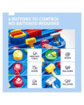 ADKD Car Adventure Manual Race Track Game with 4 Cars - Multicolor