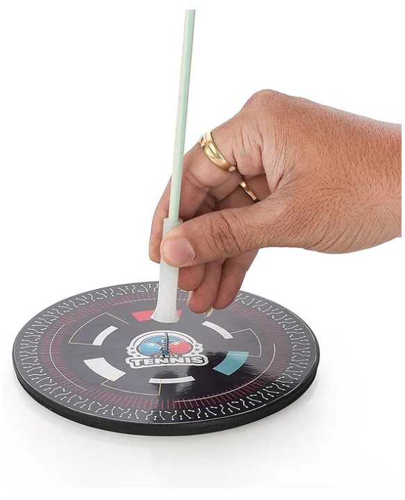 ADKD Table Tennis Rebound Trainer Toys with Rackets and Balls Base Training Practice Set for Kids - Multicolor