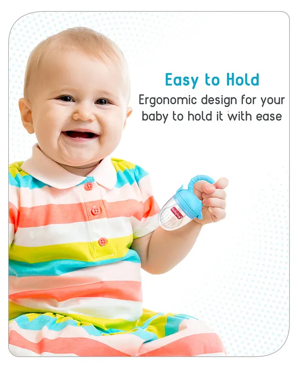 Babyhug Silicone Fruit and Food Nibbler - Blue