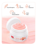 Babyhug Advanced Sensitive Peach Milk Butter - 100 g, For Sensitive Face and Body, Light Cream Texture