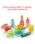 ADKD Plastic Kitchen Set Toys with Realistic Lights & Sounds with 42 Accessories Set- Multicolor