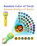 ADKD Projector Flashlight Torch with 6 Reels & 48 Pattern (Colour May Vary)