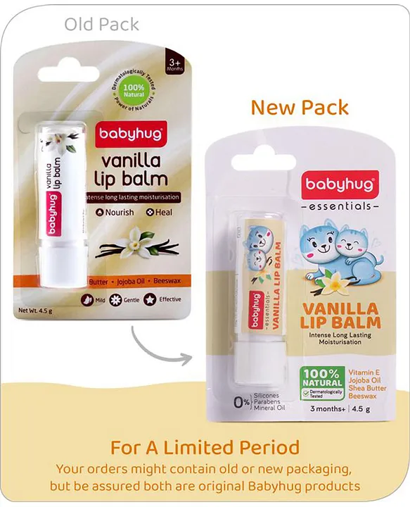Babyhug Vanilla Lip Balm - 4.5 g