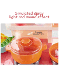 ADKD Plastic Kitchen Set Toys with Realistic Lights & Sounds with 42 Accessories Set- Multicolor