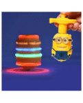 YAMAMA Minion Flashing Spinning Tops With LED Lights And Music For Kids - Multicolor