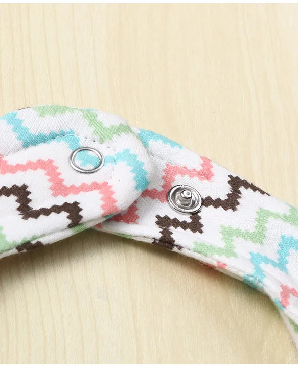 Babyhug Drool Bibs Pack of 5 - Multicolor