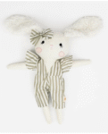 BABY FOREST Cuddly Buddies Bunny Girl Soft Toy | Handmade Soft Toy | Soft & Durable Fabric Eco-Friendly | Safe for Babies