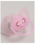 Fab N Funky Symmetrical Pacifier with Baglet Pack of 2 - Pink Purple