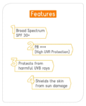Babyhug Advanced Mineral Based Sunscreen with SPF 30 + & PA+++ & Broad Spectrum Protection and No White Cast - 100 g