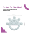 Adore Tusk Pro Silicon Teether - Hi 5 Theme- Blue