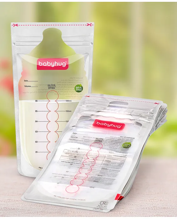 Babyhug Milk Storage Bag Pack of 30 - 180 ml Each