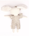 BABY FOREST Cuddly Buddies Bunny Girl Soft Toy | Handmade Soft Toy | Soft & Durable Fabric Eco-Friendly | Safe for Babies