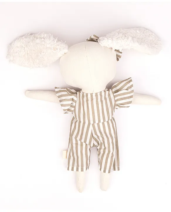 BABY FOREST Cuddly Buddies Bunny Girl Soft Toy | Handmade Soft Toy | Soft & Durable Fabric Eco-Friendly | Safe for Babies