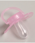 Fab N Funky Symmetrical Pacifier with Baglet Pack of 2 - Pink Purple