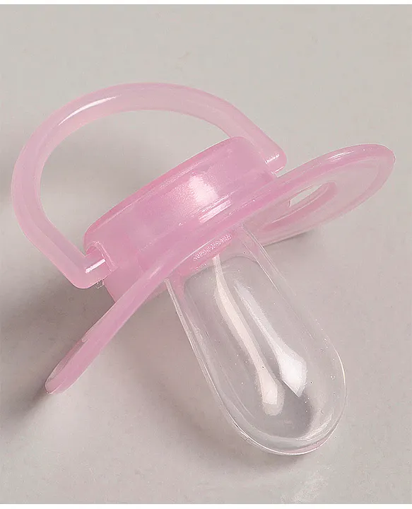 Fab N Funky Symmetrical Pacifier with Baglet Pack of 2 - Pink Purple
