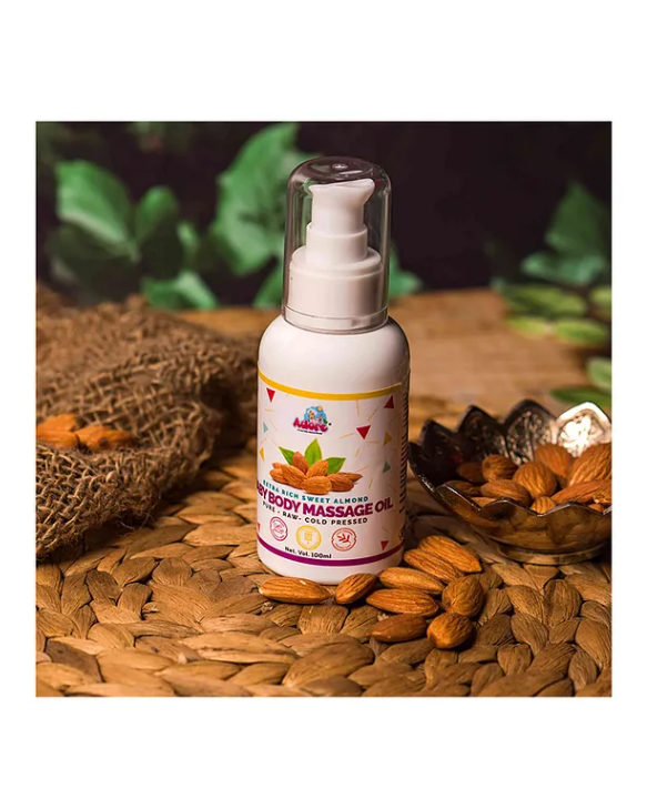 Adore Extra Rich Sweet Almond Baby Body Massage Oil - 100 ml