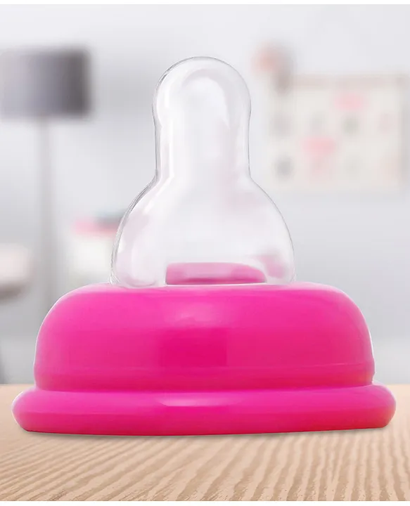 Babyhug Stainless Steel Feeding Bottle with Twin Handles, Pink 250ml