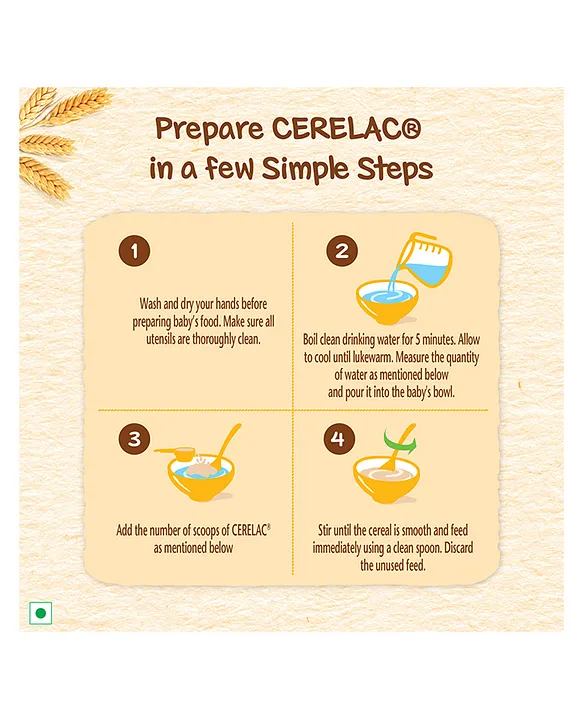 Nestle CERELAC 5 Grains & Fruits Baby Cereal, Whole Grain with Milk, 18-24 Months - 300g Box