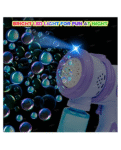 TOYSIRE Toysire Bubble Gun for Kids Leak-Proof Bubble Machine Automatic Space Bubble Blower with Led Light Bubble Maker for Girls Boys (Colour May Vary)