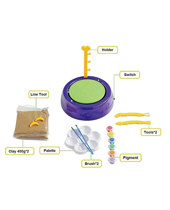 Lattice Learning Pottery Wheel Set Game & Learn-Color may vary