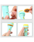 ADKD Projector Flashlight Torch with 6 Reels & 48 Pattern (Colour May Vary)