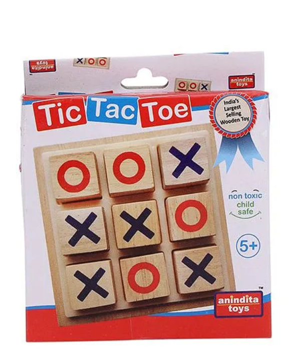 Anindita Toys Tic Tac Toe Game Set - Multicolor