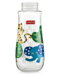 Babyhug Feeding Bottle Animal Print Blue And White Pack of 2 - 250 ml each