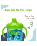 Adore Spazzo Duck Bill/ Hard Spout Sipper with Twin Handle & Hygiene Cap- 250ml- Blue