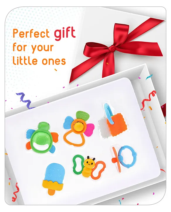 Babyhug Teether Gift Set Pack of 6