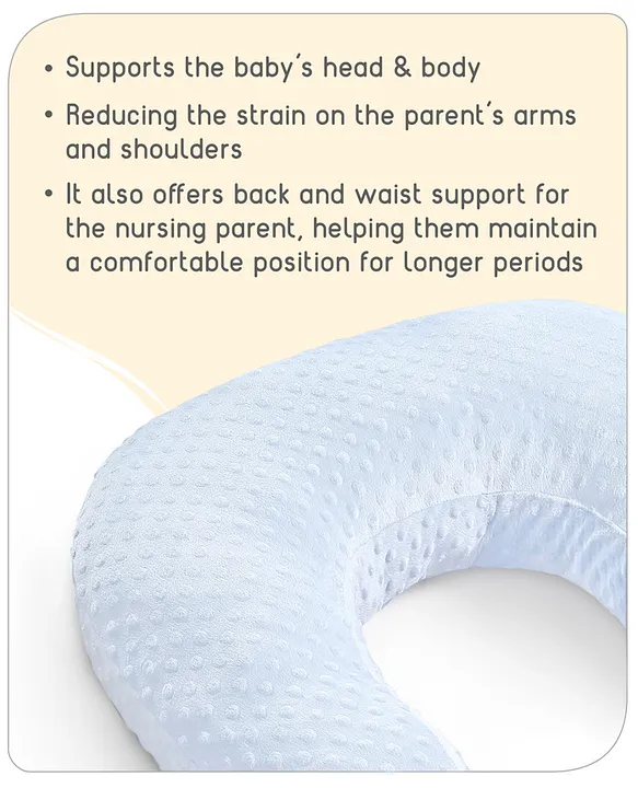 Babyhug Bubble Feeding Pillow - Blue