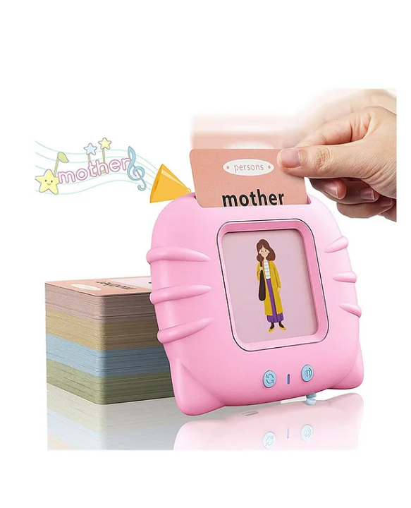 NEGOCIO 112 colorful Double-Sided Talking Flash Cards 224 Words (Colour May Vary)