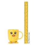 Fab N Funky Polypropylene Mug with Handle Yellow - 400 ml