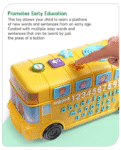 Baby hug Premium Musical Activity Yellow School Bus for Kids Vehicle Toy with Alphabets, Numbers Light & Music| Interactive Early Learning Toy | Best Birthday Gift| BIS Certified