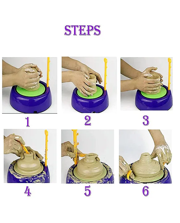 Lattice Learning Pottery Wheel Set Game & Learn-Color may vary