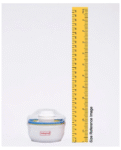 Babyhug Soft Powder Puff with Built-In Storage Case White & Pink | Gentle | Safe | Hygienic | Soft Cotton