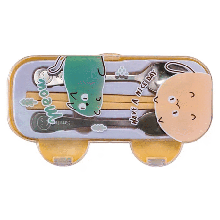 Adore Advanced Pokey Cutlery Kit with Storage Case- Cream