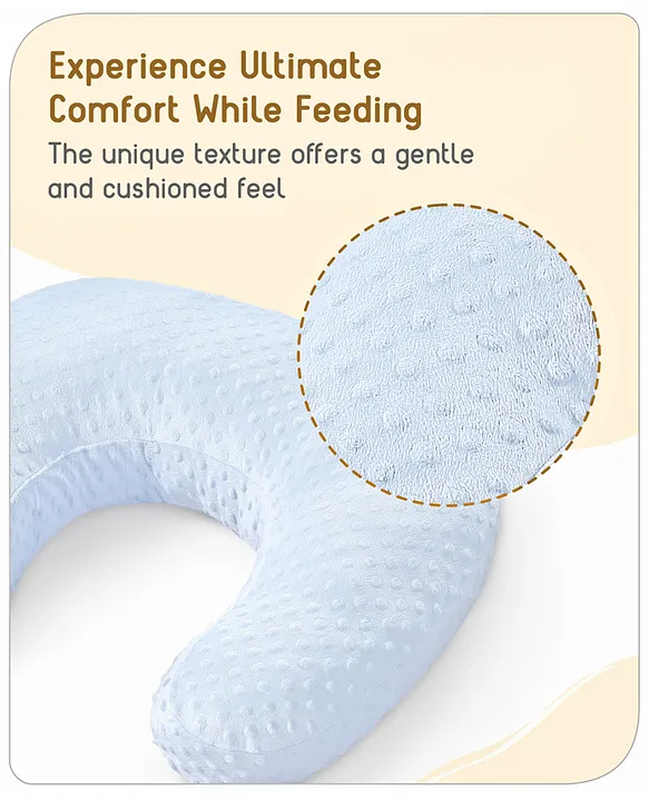 Babyhug Bubble Feeding Pillow - Blue