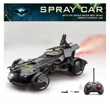 ADKD Batman Remote Control High Speed Black Mobile Remote Control Car with Smoke Effect - Black