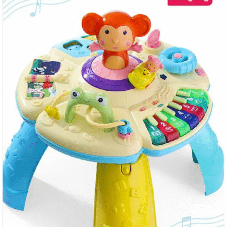 Babyhug Premium Musical Activity Table| Multi Activity Play Table for 1 Year+ Toddlers| Early Learning & Educational Toy with Shapes, Numbers, Colors & Sound| Best Birthday Gift| BIS Certified