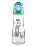 Babyhug Feeding Bottle Animal Print Blue And White Pack of 2 - 250 ml each