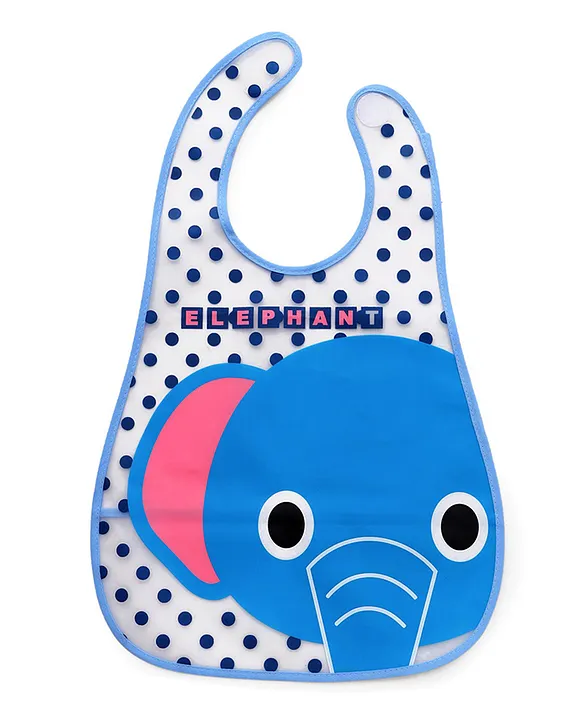 Adore Baby Plastic Bib/ Waterproof Quick Dry Sleeveless Printed Bibs Apron- Pack of 8 - Multicolor/ Multiprinted