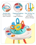 Babyhug Little Explorer's UFO Montessori Toy - Multicolor