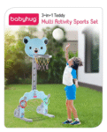 Baby hug 3-In-1 Multi-Activity Playset - Blue