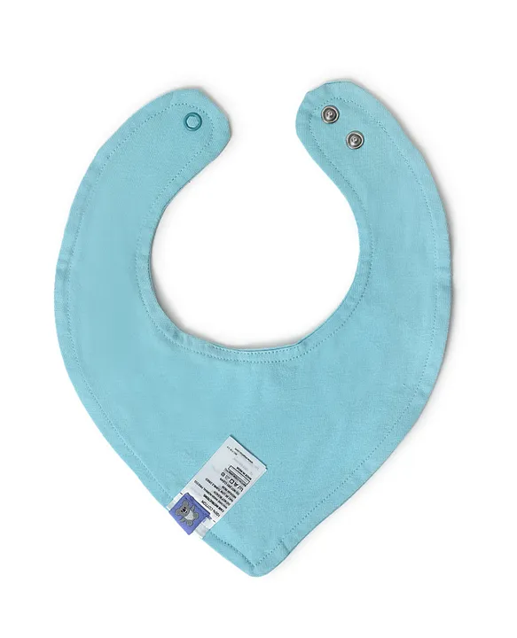 Mi Arcus 100% Cotton Solid & Printed Drool Bib Snap Button Closure 0-3 M (Pk Of 5) - Multicolor MRP:599 (Incl. all taxes)