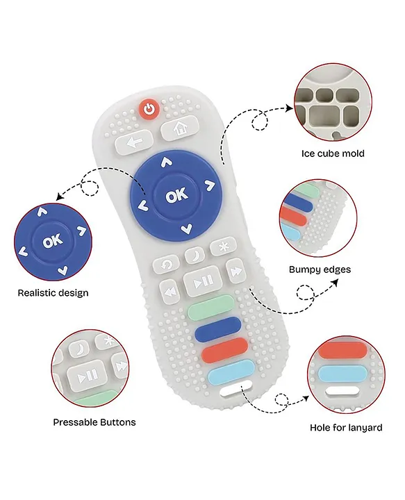 Adore Tusk Pro Silicon Teether - Remote Theme