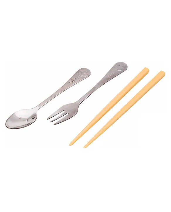 Adore Advanced Pokey Cutlery Kit with Storage Case- Cream