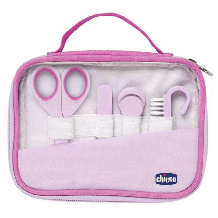 Chicco Happy Hands My First Nail Care Set Pink - 9 Pieces