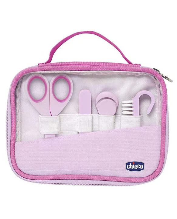 Chicco Happy Hands My First Nail Care Set Pink - 9 Pieces