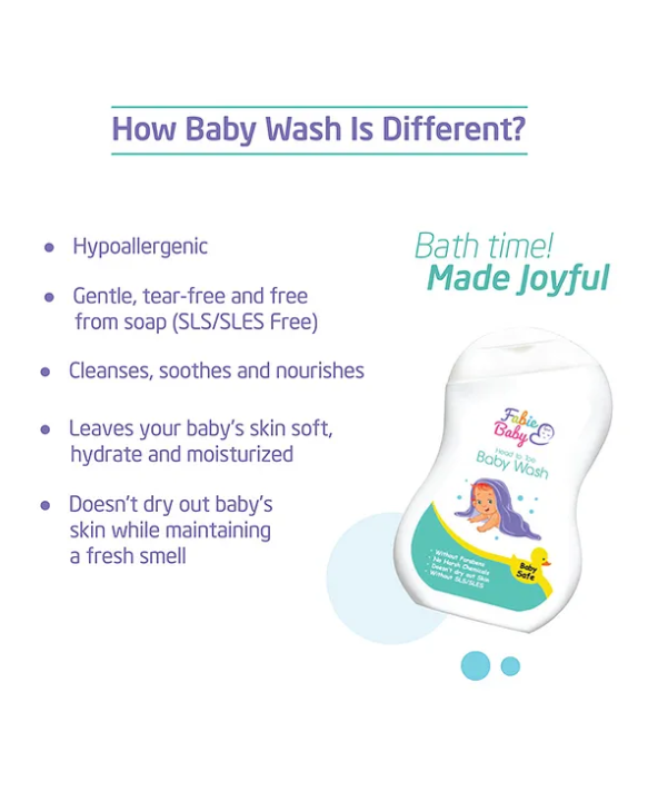 Fabie Baby Head To Toe Wash (200ml)
