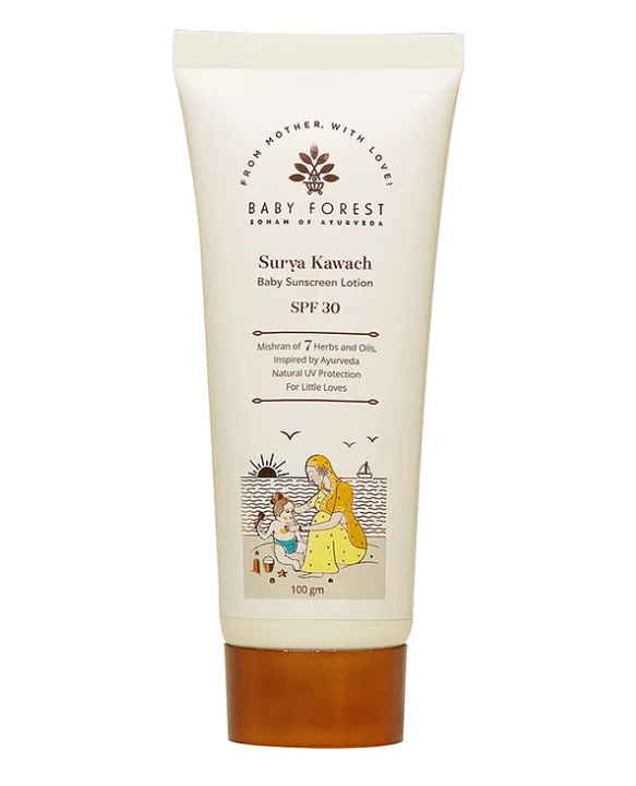 BABY FOREST Baby Forest Surya Kawach Baby Sunscreen Lotion SPF 30 - 100 g